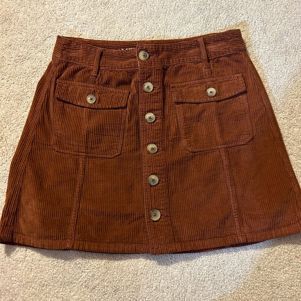 Corduroy skirt